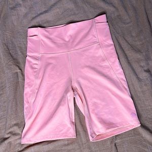 Coral Pink Biker Shorts